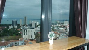Blick von der Unterkunft