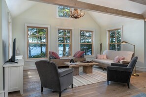 Smart TV, books, music library, printers