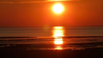 Beach nearby, sun-loungers