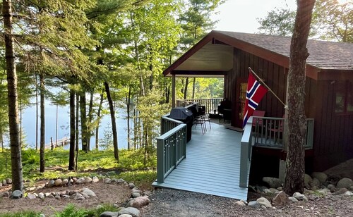A Little Piece of Scandinavia In The North Woods, Spider Lake Chain, Hayward, WI