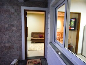 Entrée de l’hébergement