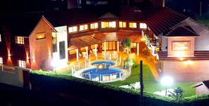 Front of property - evening/night