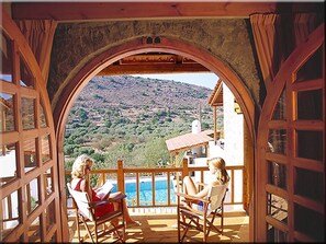 House, 2 Bedrooms, Pool Access (Pinelopi) | Balcony - Traditional Homes of Crete (Agios Nikolaos)