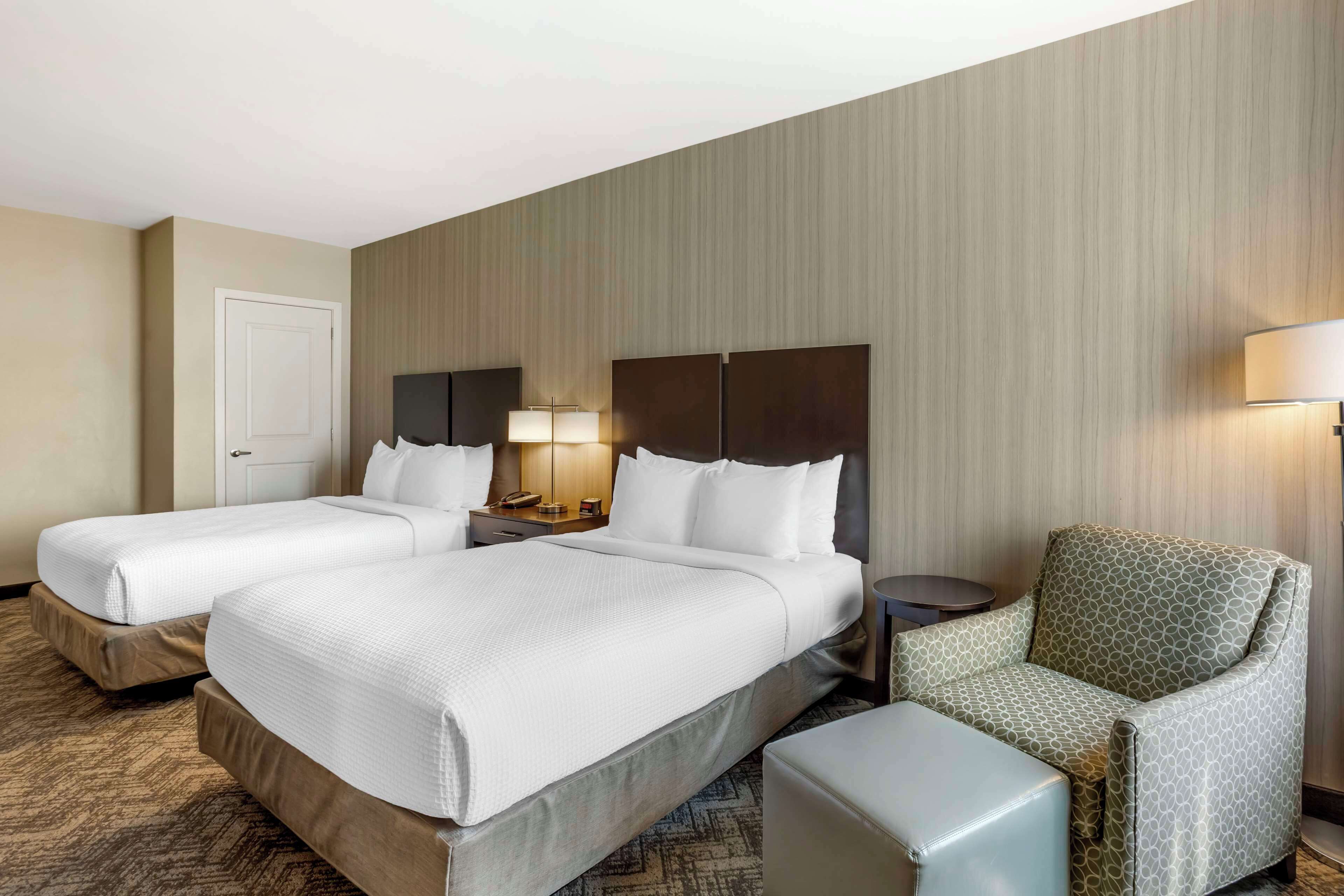 standard room, 2 queen beds, non smoking, refrigerator (larger room) | desk, blackout curtains, iron/ironing board, wifi