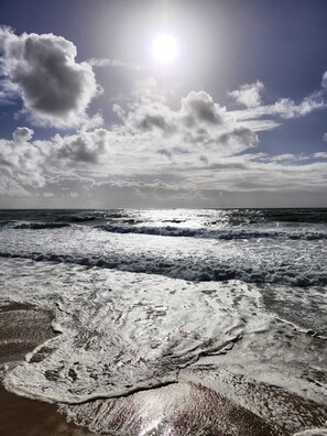 On the beach