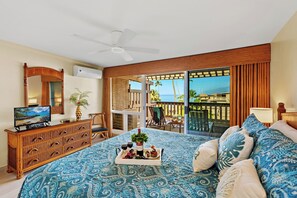 2 bedrooms, iron/ironing board, internet, bed sheets - Remodeled, Ocean Views & ac! - KS D8- Sullivan Properties (Lahaina)