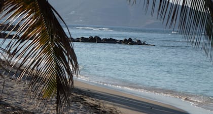 Home-styled cottage on Nevis with spectacular views of the Caribbean Sea