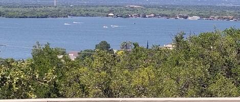 Uitzicht vanuit accommodatie