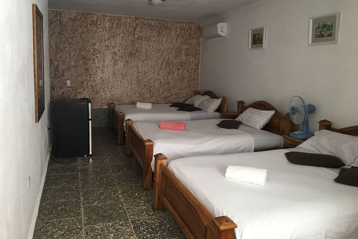 1 habitación, decoración personalizada y muebles diferentes