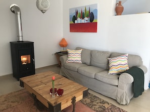 TV, fireplace, table tennis