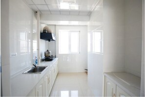 Estúdio | Cozinha privada | Geladeira grande, cooktop