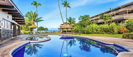 Una piscina climatizada