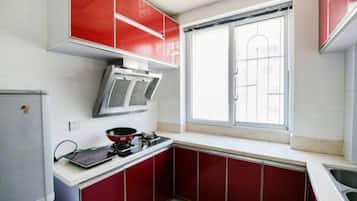 Design-Suite, 2 Queen-Betten, Nichtraucher | Eigene Kochnische | Wasserkocher