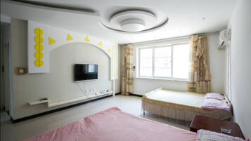 Design-Suite, 2 Queen-Betten, Nichtraucher | Schreibtisch, Verdunkelungsvorhänge, kostenloses WLAN