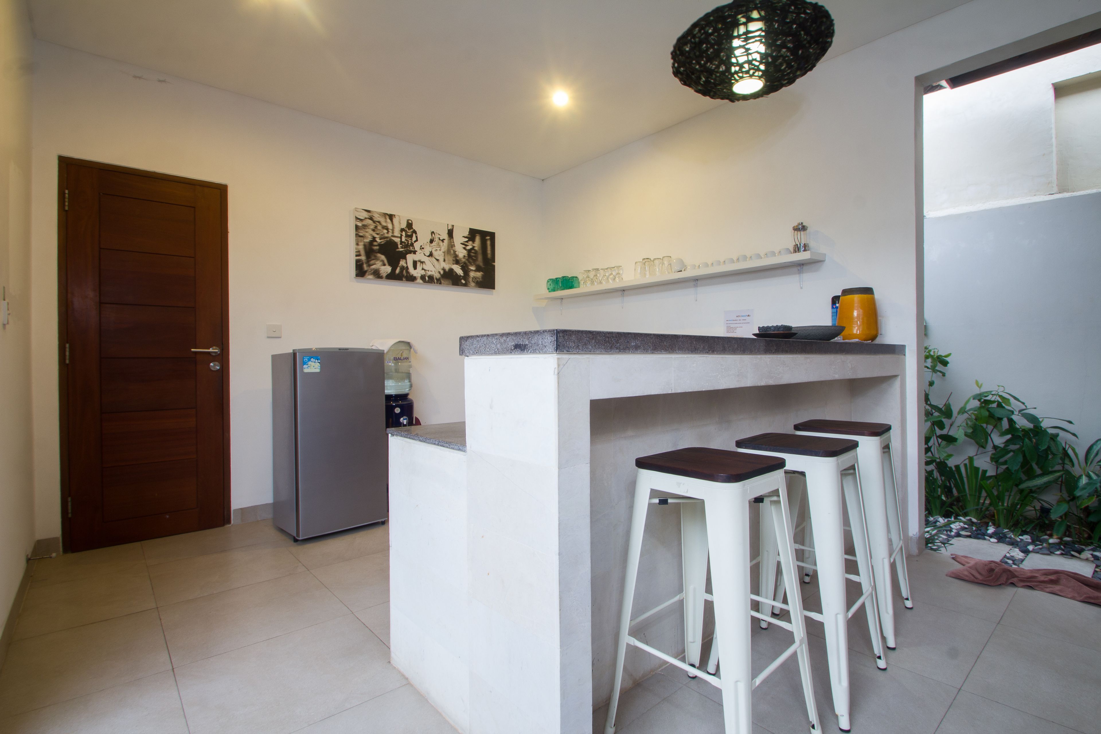 family villa, 2 bedrooms, private pool, beachside | private kitchenette | fridge, oven, stovetop, coffee/tea maker