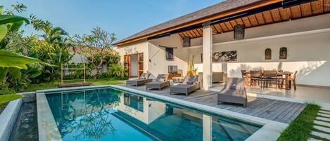 Family Villa, 2 Bedrooms, Private Pool, Beachside | Private pool
