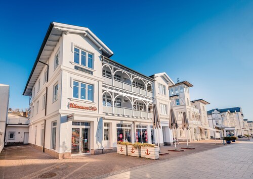 Strandnähe-2 Raum-Apartment mit Balkon-Zentrum von Binz-Villa Hildegard-App.6