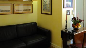 Télévision, lecteur de DVD, livres