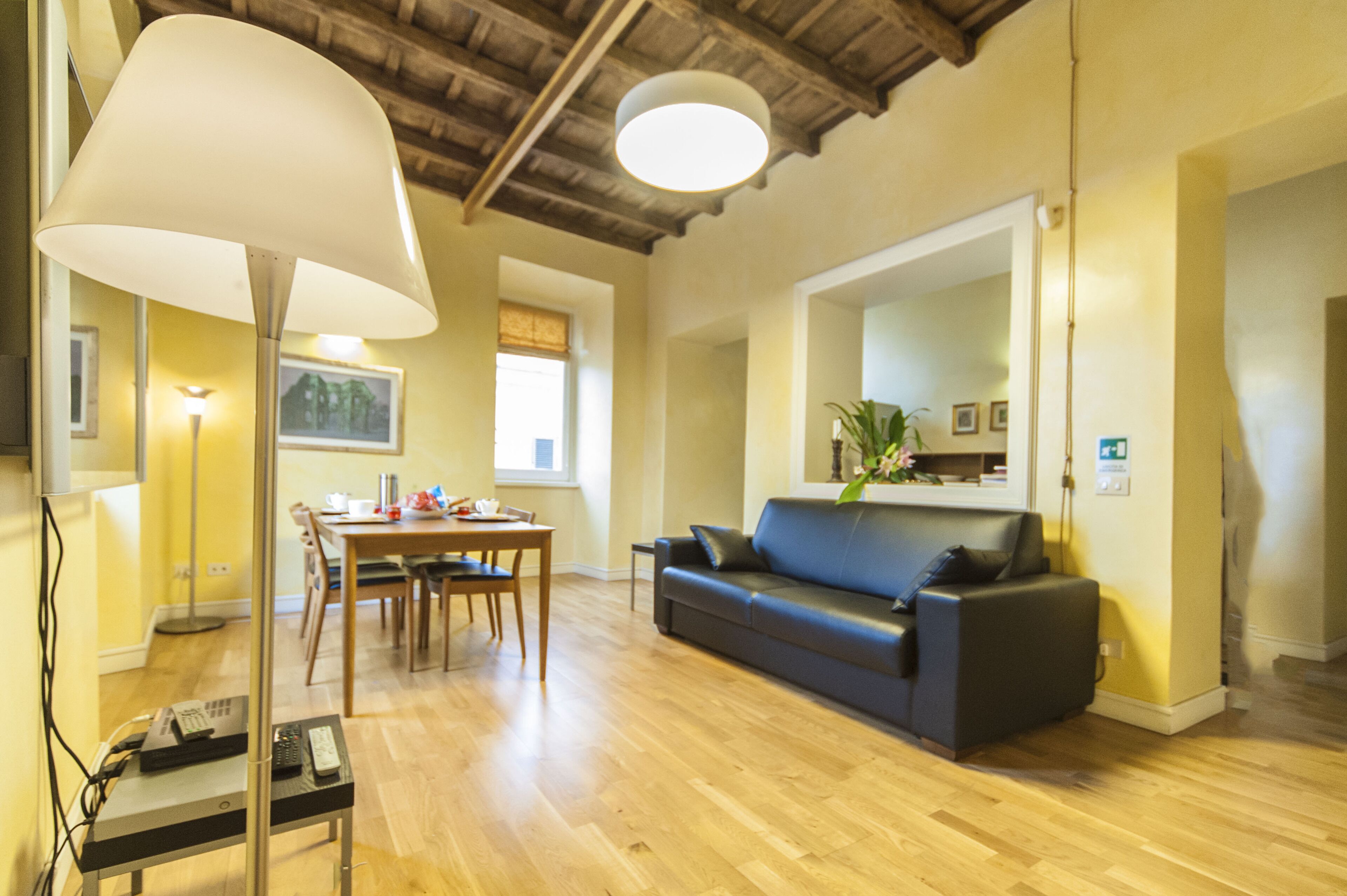 Télévision, lecteur de DVD, livres