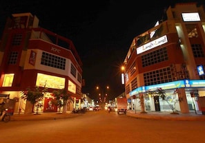 Front of property – evening/night