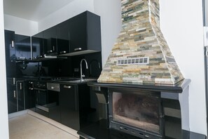 Leilighet (3) | Eget kjøkken | Kjøleskap, mikrobølgeovn, ovn og kokeplater