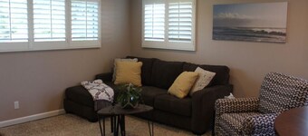 Brand new 1 bedroom apartment built above our garage