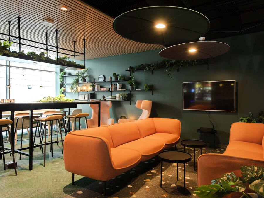Lobby sitting area