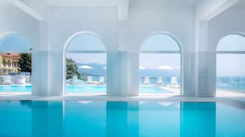 2 indoor pools, seasonal outdoor pool