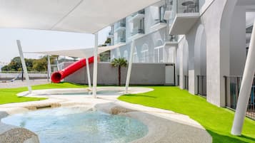 2 indoor pools, seasonal outdoor pool