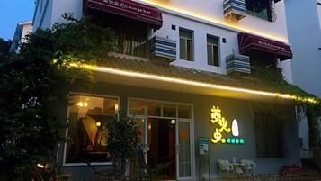 Front of property - evening/night