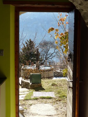 Vue depuis l’hébergement