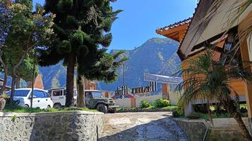 Udsigt fra overnatningsstedet