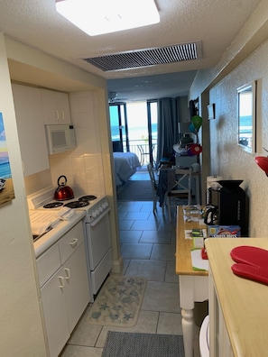 Fridge, microwave, oven, stovetop - Oceanfront on Daytona Beach!
Special monthly rates through January! (Daytona Beach Shores)