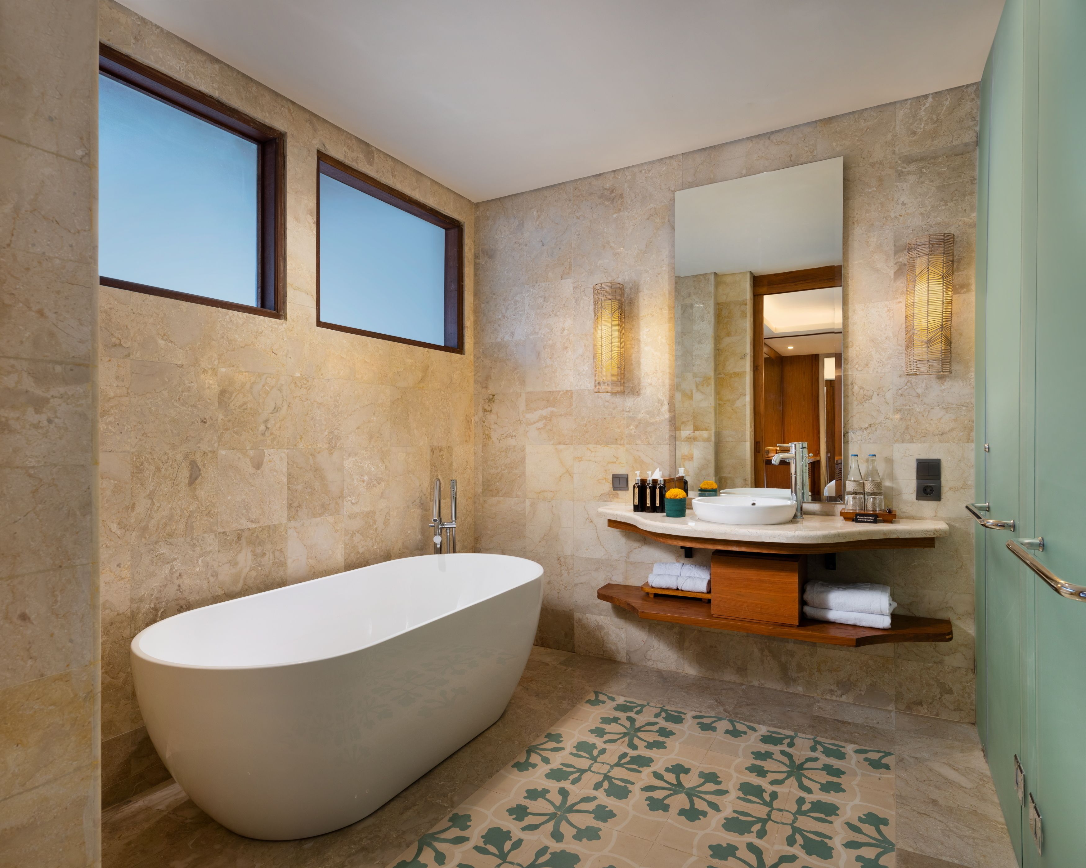 suite | bathroom | free toiletries, hair dryer, bathrobes, slippers