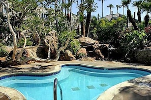 Una piscina riscaldata