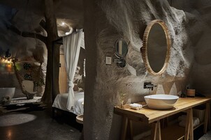 Secret Cave Room | Premium bedding, memory foam beds, in-room safe, desk