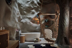 Secret Cave Room | Premium bedding, memory foam beds, in-room safe, desk