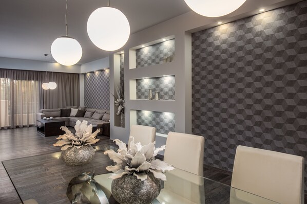 Apartment, 3 Bedrooms | Living area | Flat-screen TV - Callista Luxury Residences (Ierapetra)