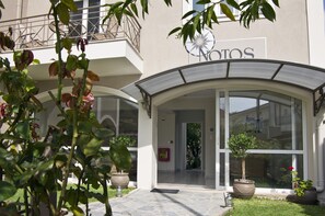 Entrée de l’hébergement