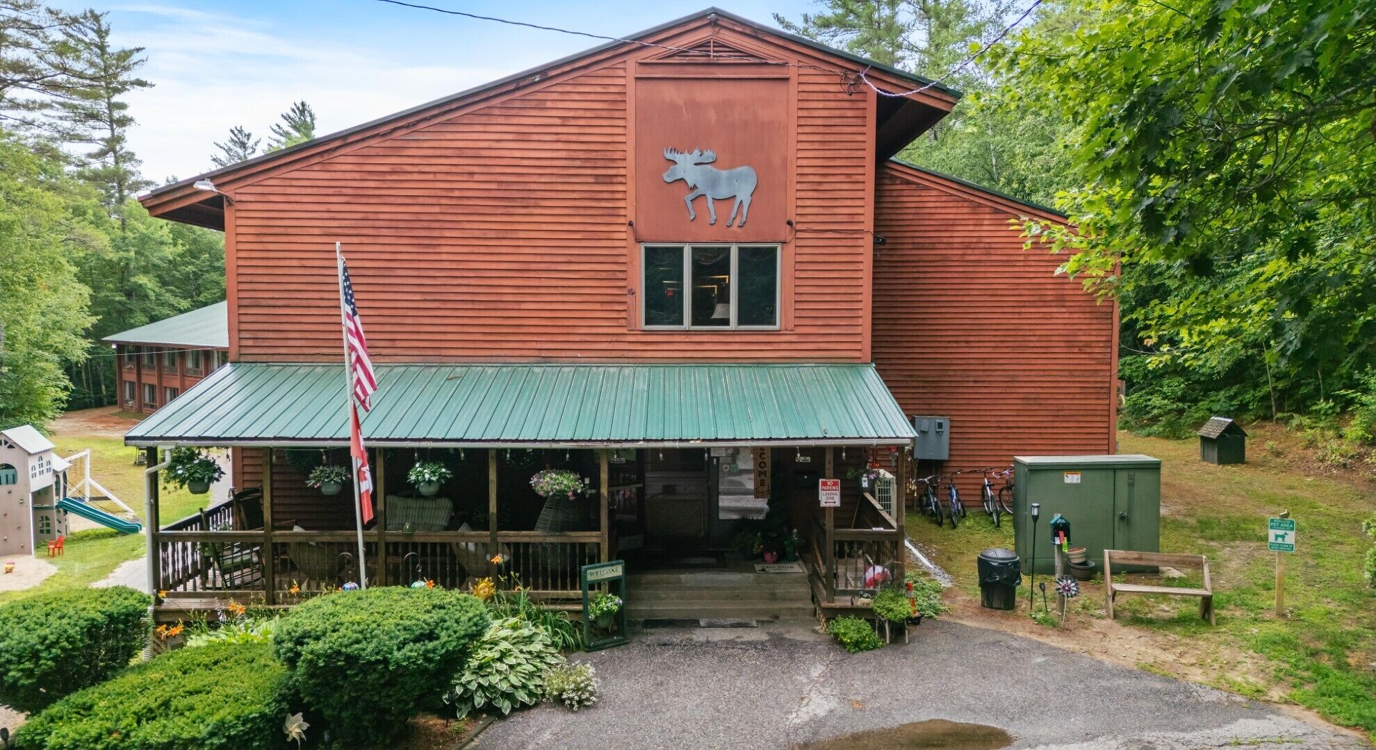 Façade de l’hébergement