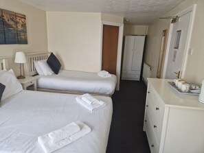 Blackout drapes, free WiFi, bed sheets