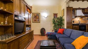 Apartment, 2 Bedrooms | Living area | Flat-screen TV