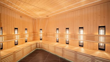Couples treatment room(s), sauna, body treatments, facials