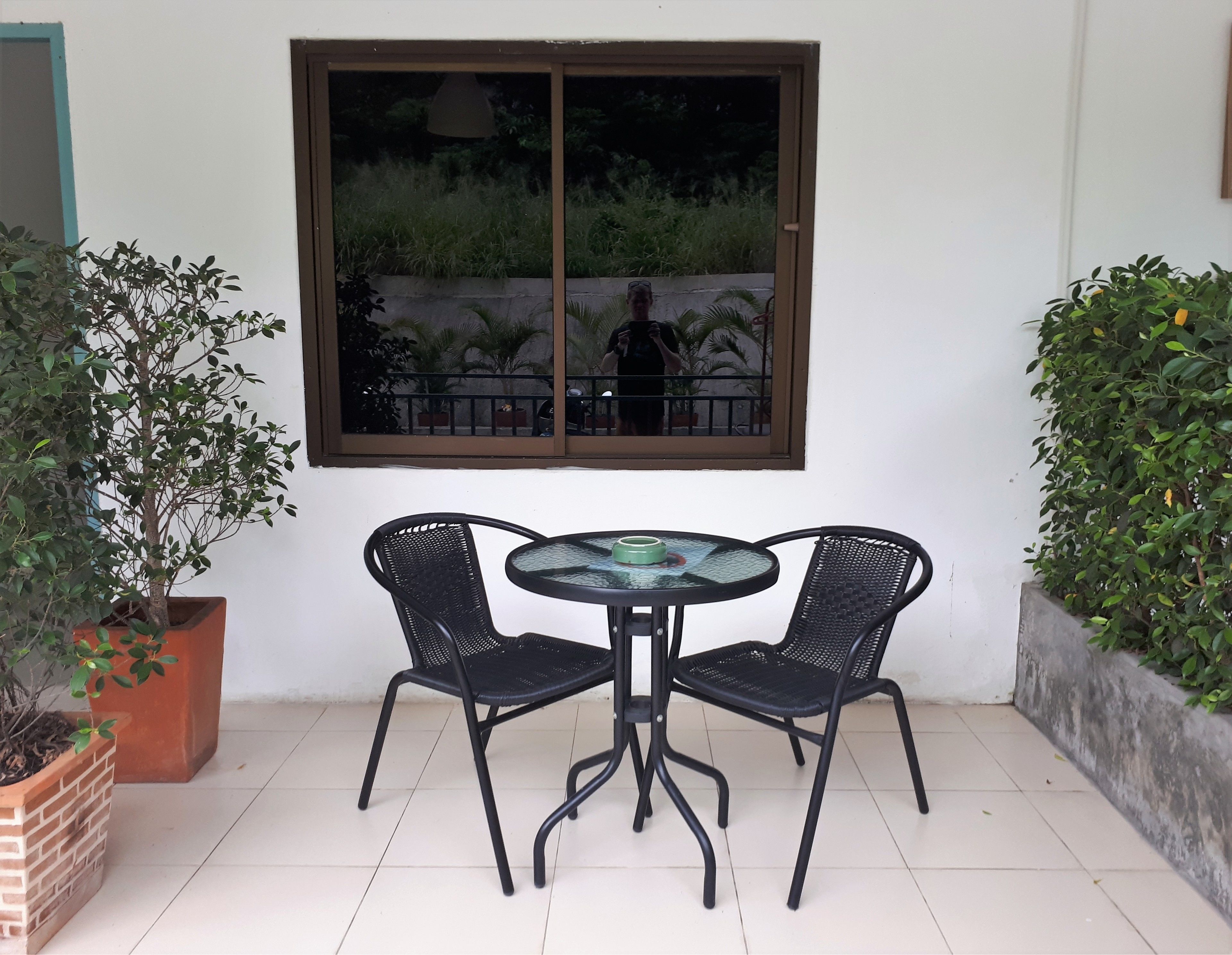 standard double room with terrace | in-room safe, free wifi, bed sheets