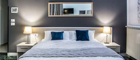 Basic Room | Frette Italian sheets, premium bedding, memory-foam beds, minibar