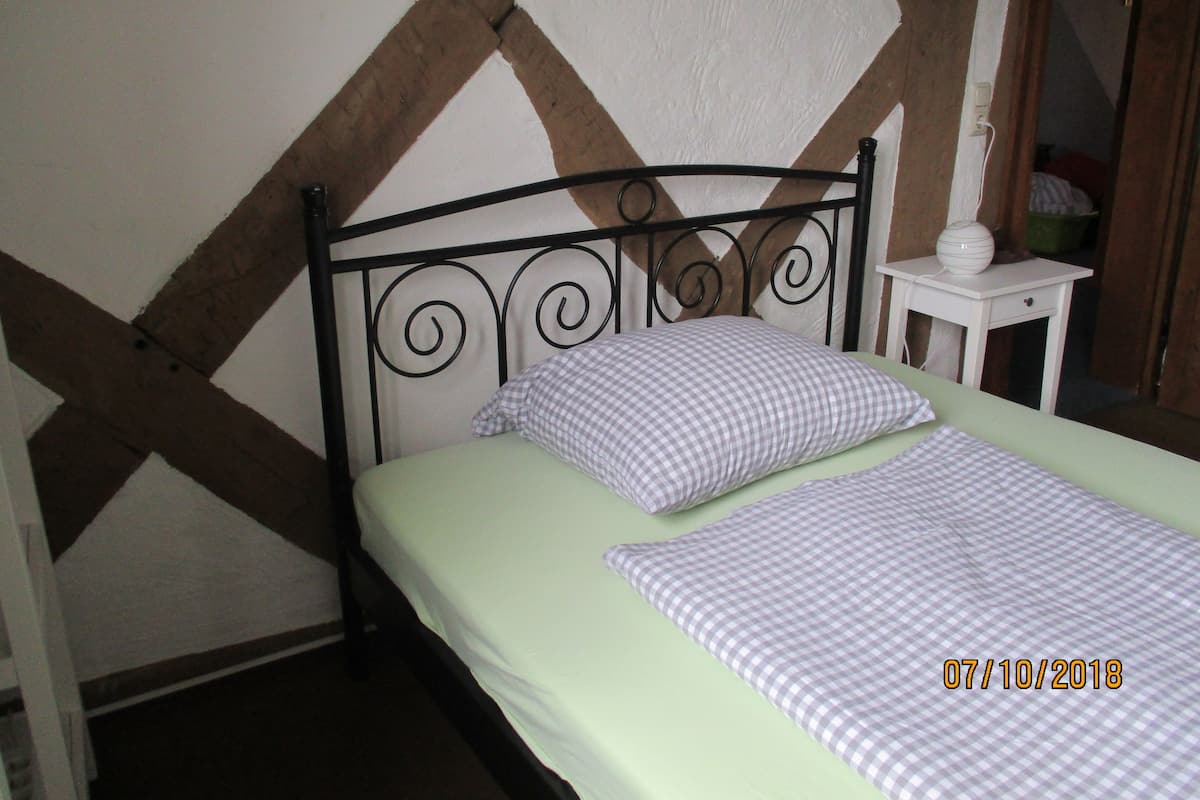 Habitación individual básica | Escritorio, wifi gratis y ropa de cama