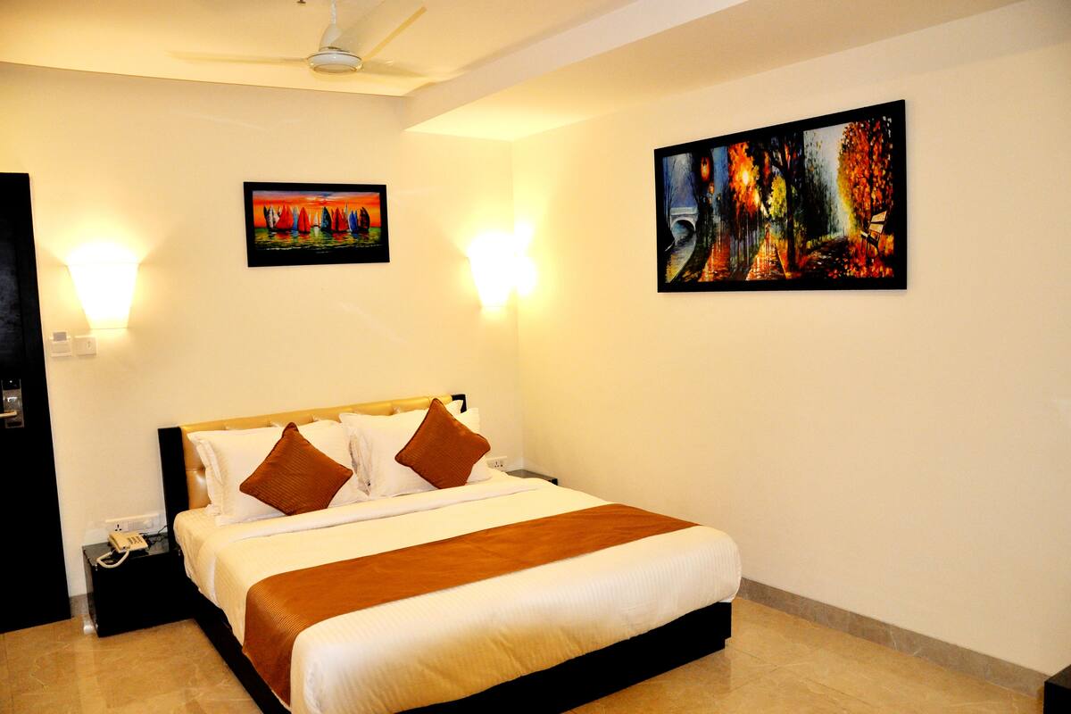 Kamar Standar, 1 Tempat Tidur Twin, Bebas Asap Rokok | Brankas, setrika/meja setrika, dan Wi-Fi gratis