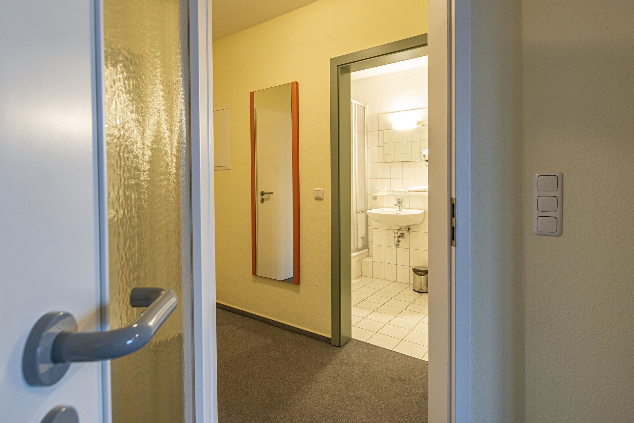 studio - adjacent building | living area | flat-screen tv