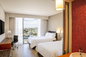 Superior Room, 2 Double Beds | In-room safe, desk, free WiFi, bed sheets - Fiesta Inn Aguascalientes Patio (Aguascalientes)