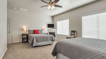 Classic Room, 2 Queen Beds, Non Smoking | Egyptian cotton sheets, premium bedding, soundproofing, free WiFi